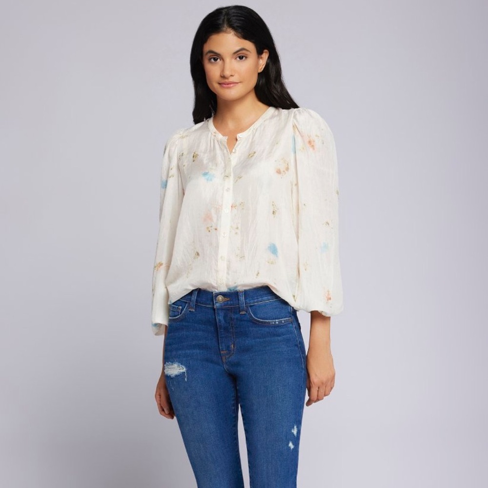 Current Elliott The Settler Silk Top